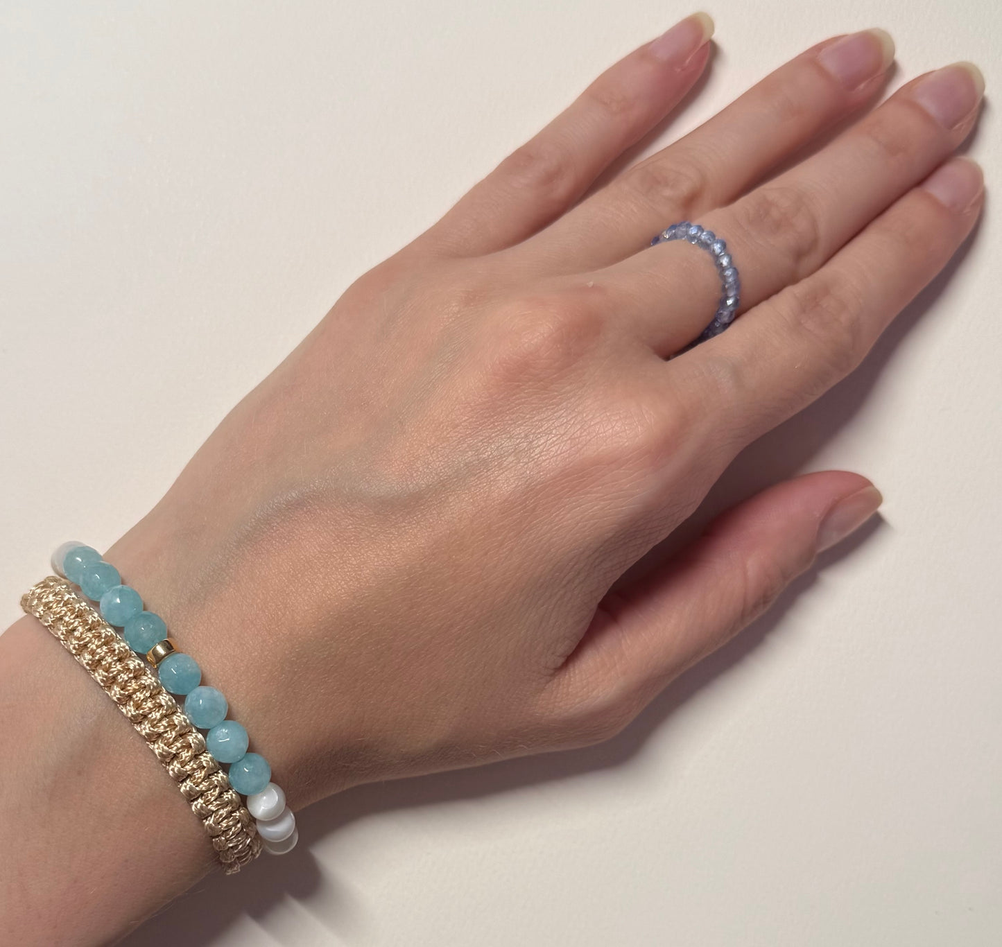 Aventurine with Natural Shells Beads Bracelet