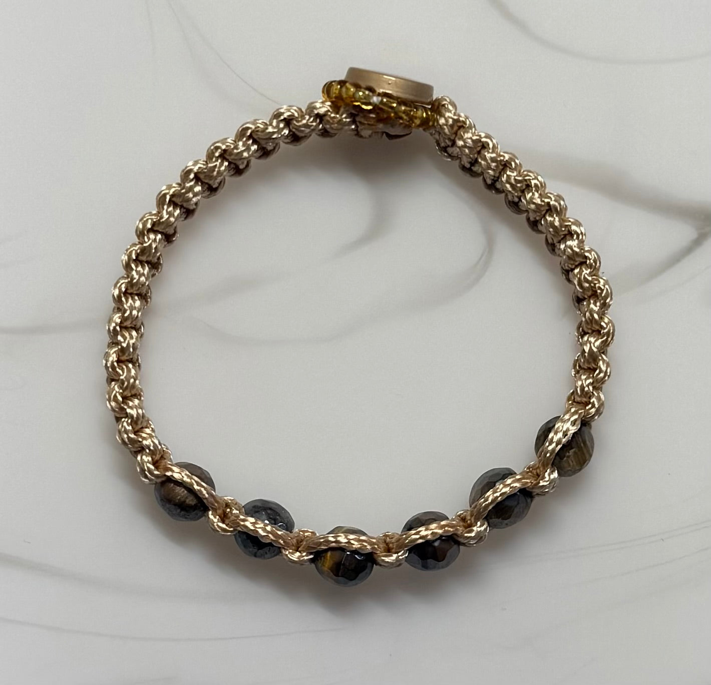 Gold Tiger Eye Duo Friendship Bracelets