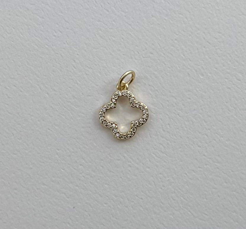 Zircon Clover Charm