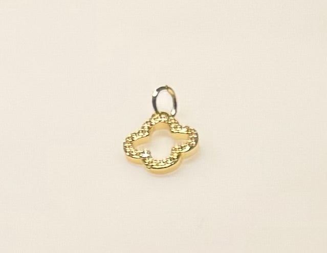 Zircon Clover Charm