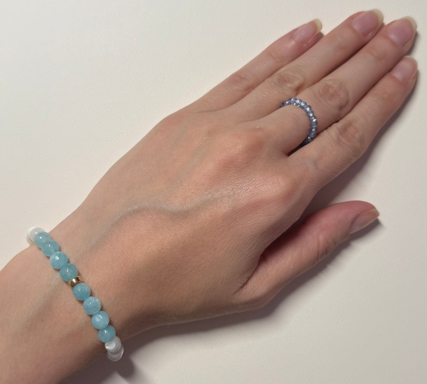 Aventurine with Natural Shells Beads Bracelet