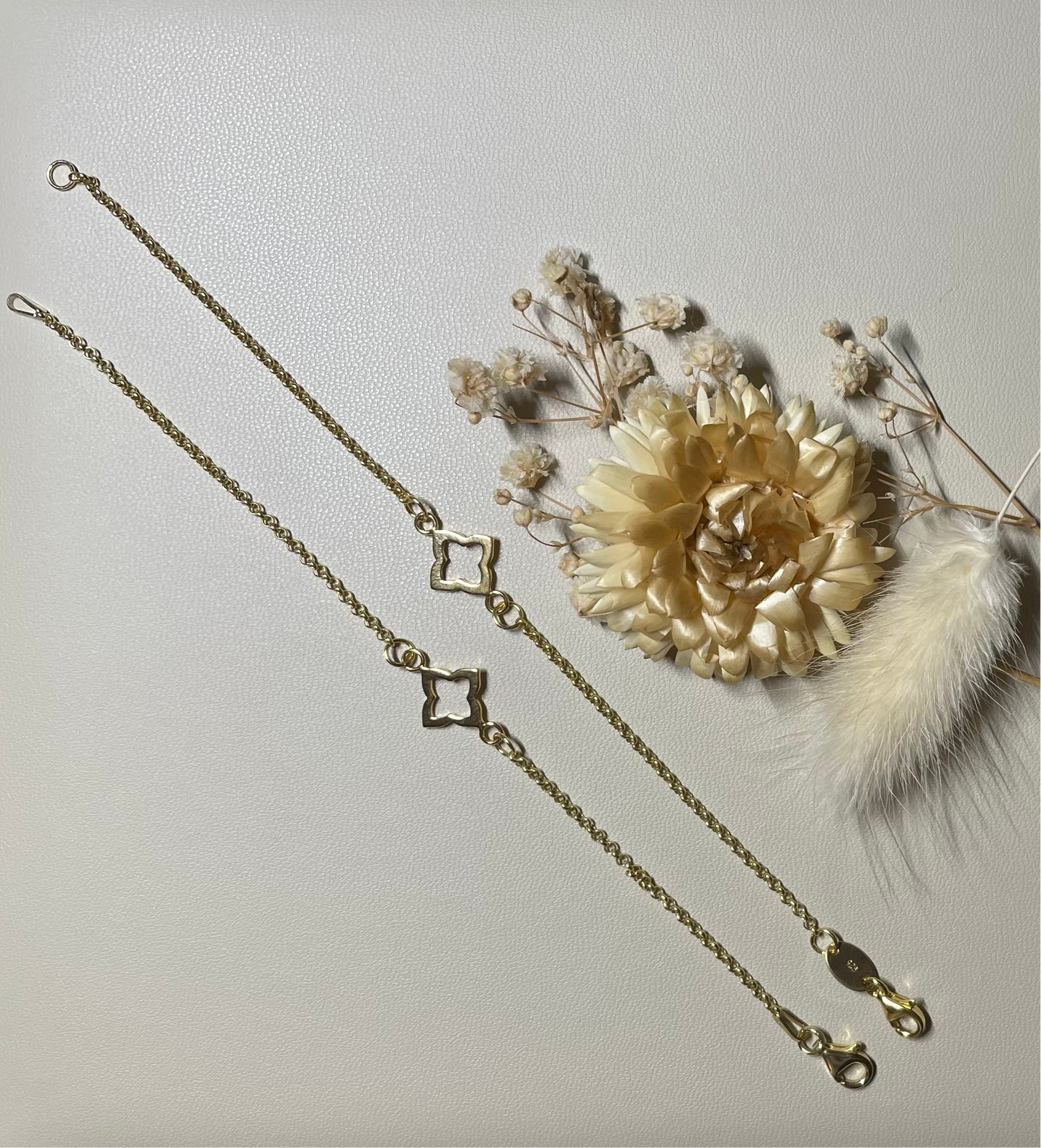 Moroccan Flower Chain Bracelet