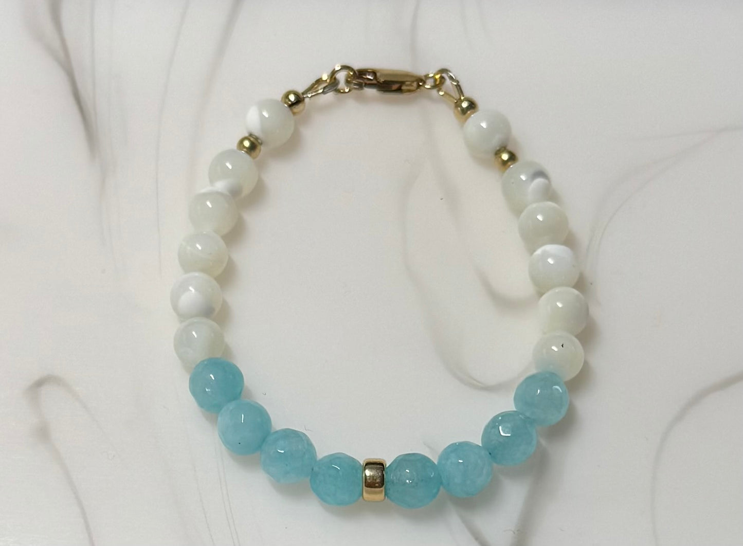 Aventurine with Natural Shells Beads Bracelet