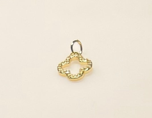Zircon Clover Charm