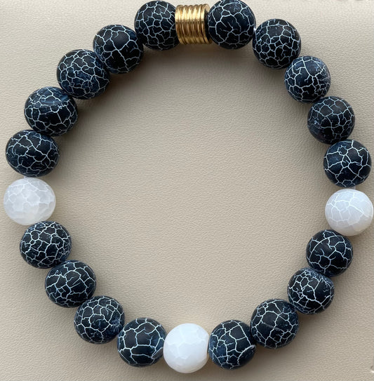 Lucky Denim Bracelet